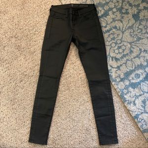 7 For All Mankind Gwenevere Coated Skinny Jeans 24
